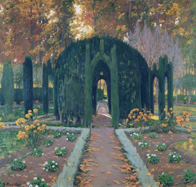 La Glorieta (Aranjuez) by Santiago Rusiñol